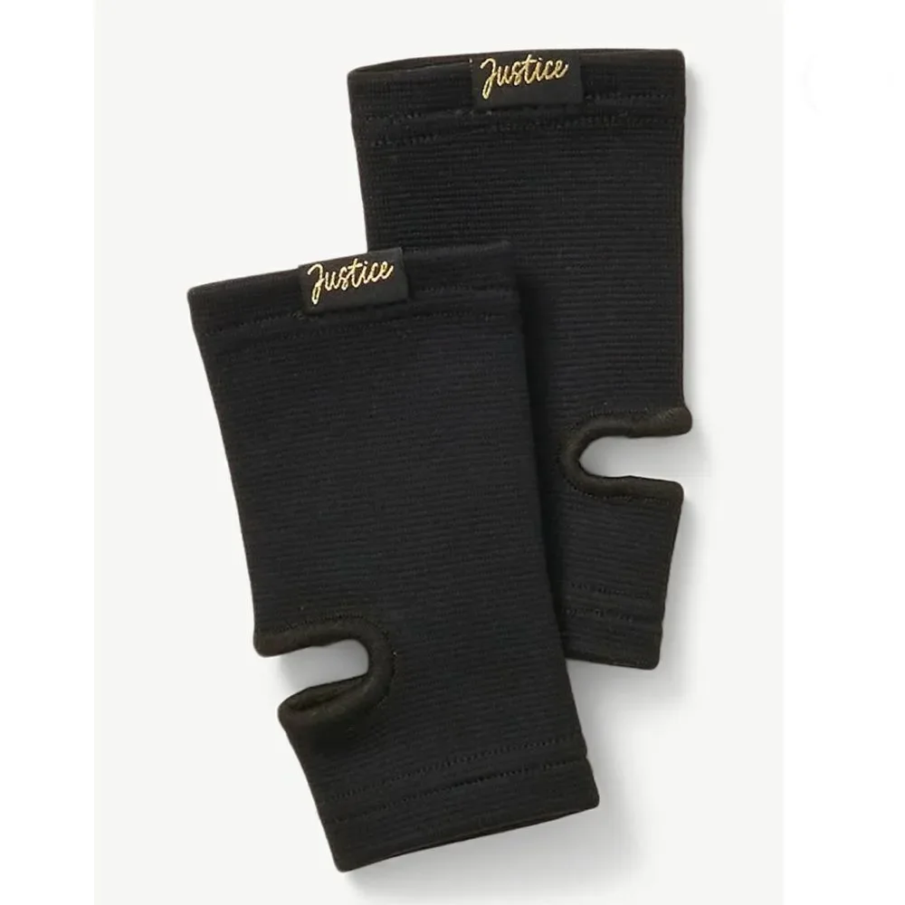 Justice Girls Dance Gym Ankle Sleeves 2, 2-Packs Size M/L